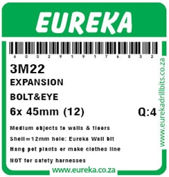 3M22 - Expansion Bolt & Eye -3M22_label_T